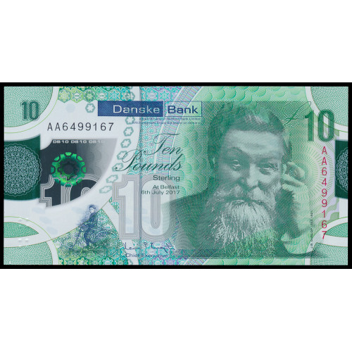 Northern Ireland - Danske Bank, 10 Pounds 2017 (Polymer)