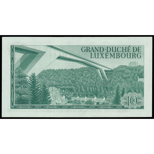 Luxembourg, 10 Francs 1967