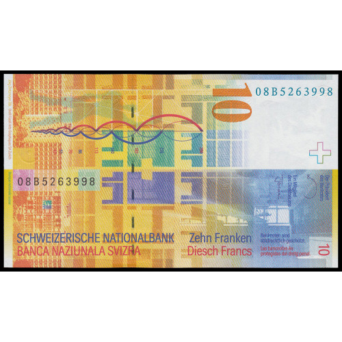 Switzerland, 10 Francs 2008