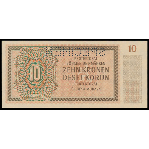 Bohemia & Moravia, 10 Korun 1942, 397150, Specimen