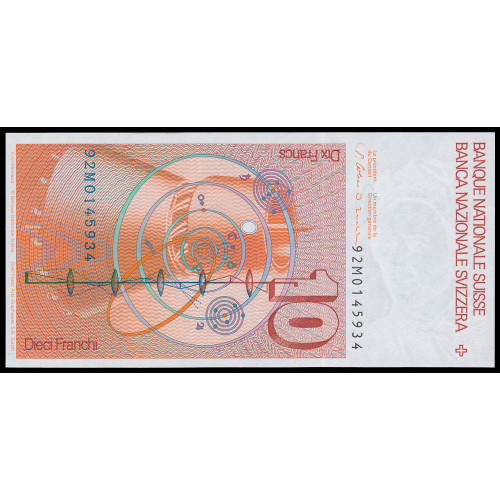 Switzerland, 10 Francs 1992