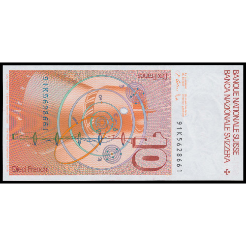 Switzerland, 10 Francs 1991