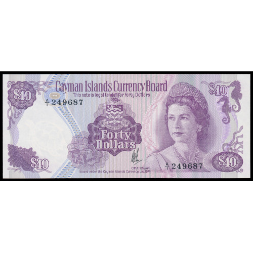 Cayman Islands, 40 Dollar 1974, A/1 249687