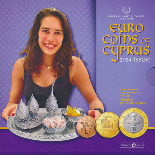 Cyprus, Euro BU set 2024, Traditional professions of Cyprus