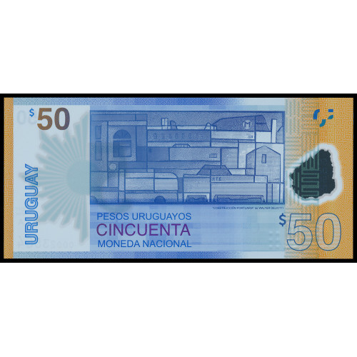 Uruguay, 50 Pesos 2017, Commemorative (Polymer)