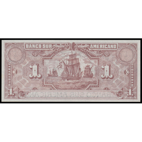 Ecuador - El Banco Sur Americano, 1 Sucres 1920