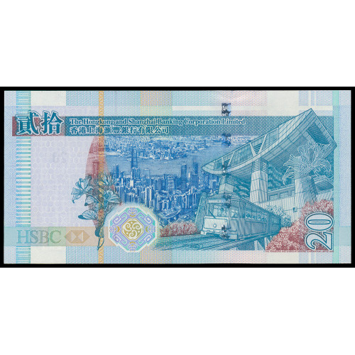 Hong Kong - HSBC, 20 Dollars 2006