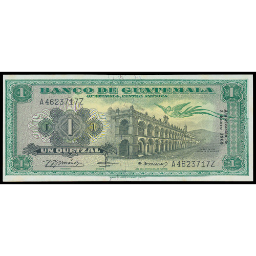 Guatemala, 1 Quetzal 1968