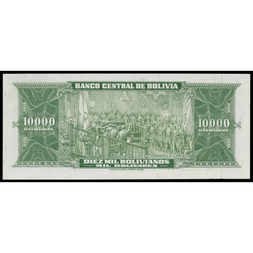 Bolivia, 10000 Bolivianos 1945