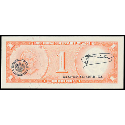 El Salvador, 1 Colon 1970