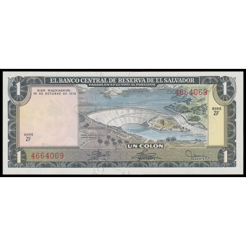 El Salvador, 1 Colon 1974