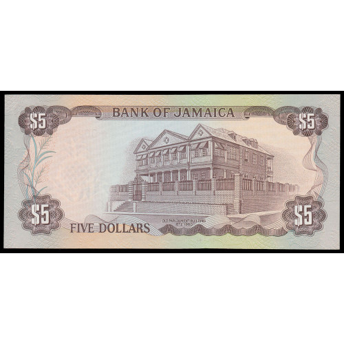 Jamaica, 5 Dollars 1977, Collector Series