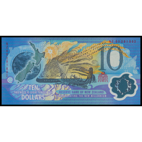 New Zealand, 10 Dollars 2000, Commemorative (Polymer)