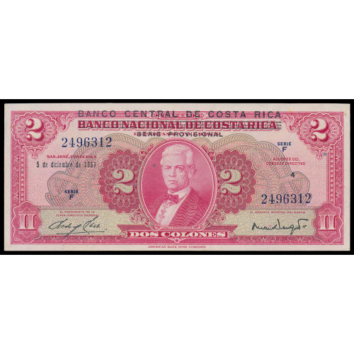 Costa Rica, 2 Colones 1967