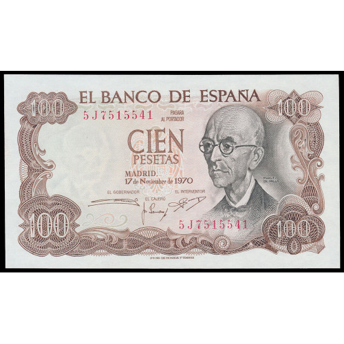 Spain, 100 Pesetas 1970