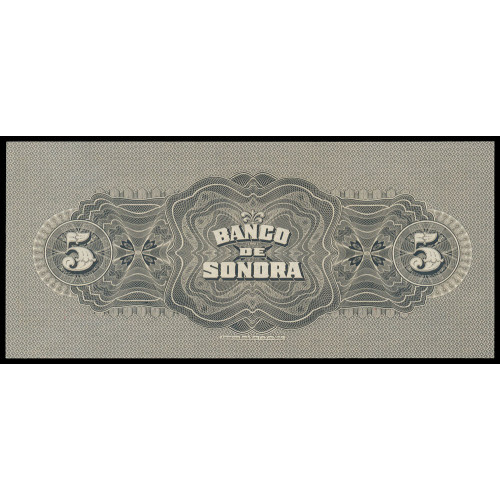 Mexico - Banco de Sonora, 5 Pesos 1897-1911, 332928