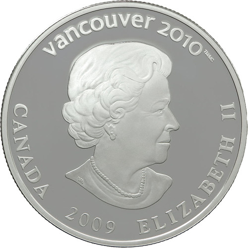 Canada, 25 Dollars 2009, Vancouver Olympics - Skeleton