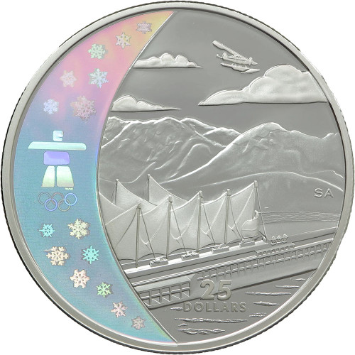 Canada, 25 Dollars 2008, Vancouver Olympics - Home of the 2010 Olympics