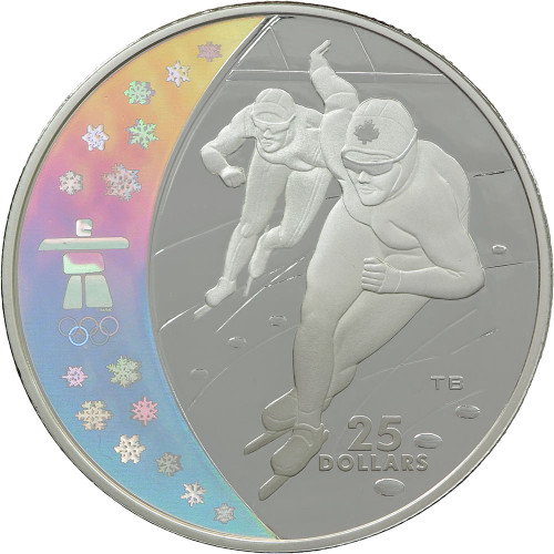 Canada, 25 Dollars 2009, Vancouver Olympics - Speed Skating