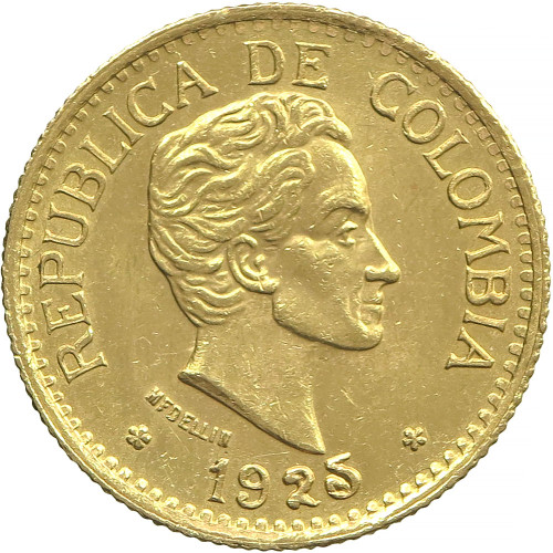 Colombia, 5 Pesos 1925