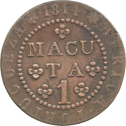 Angola, 1 Macuta 1814