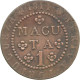 Angola, 1 Macuta 1814