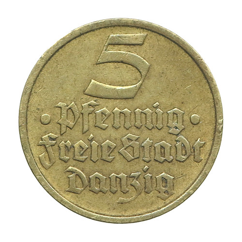 Danzig, 5 Pfennig 1932