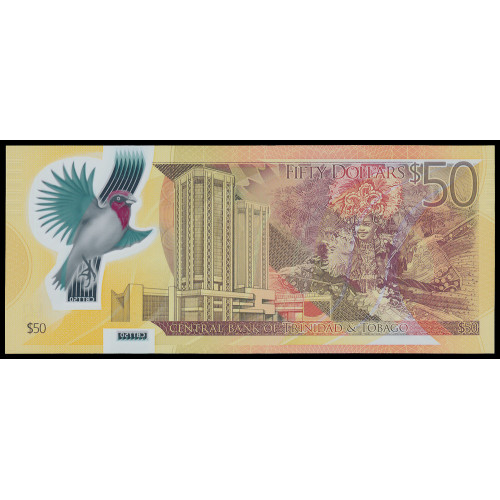 Trinidad & Tobago, 50 Dollars 2014, Commemorative (Polymer)