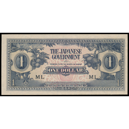 Malaya, 1 Dollar 1942