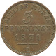 Germany (Prussia), 3 Pfennig 1871 C