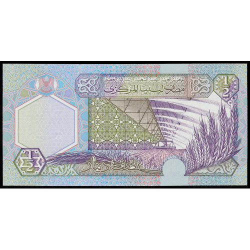 Libya, 1/2 Dinar 2002