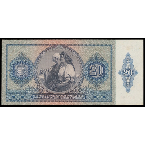 Hungary, 20 Pengo 1941