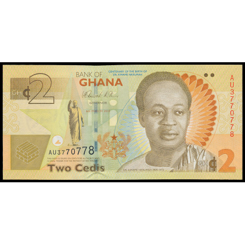 Ghana, 2 Cedis 2010