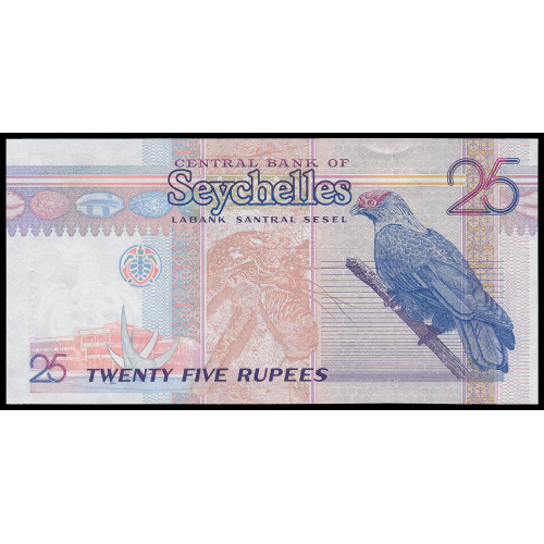 Seychelles, 25 Rupees 1998-2008