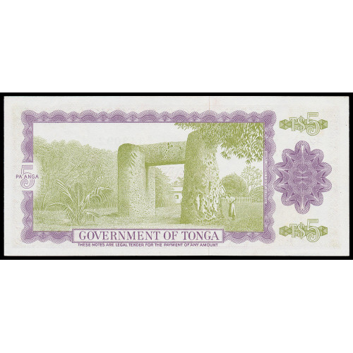 Tonga, 5 Paanga 1985