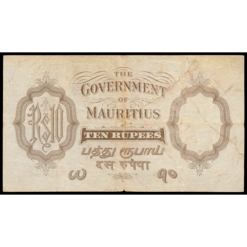 Mauritius, 10 Rupees 1937, B 711034