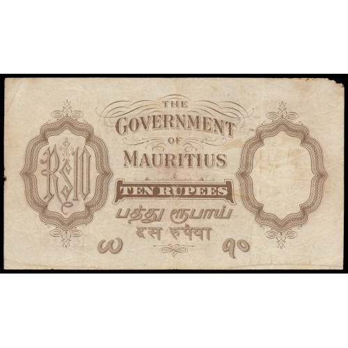 Mauritius, 10 Rupees 1937, B 361442