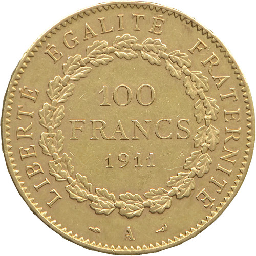 France, 100 Francs 1911 A