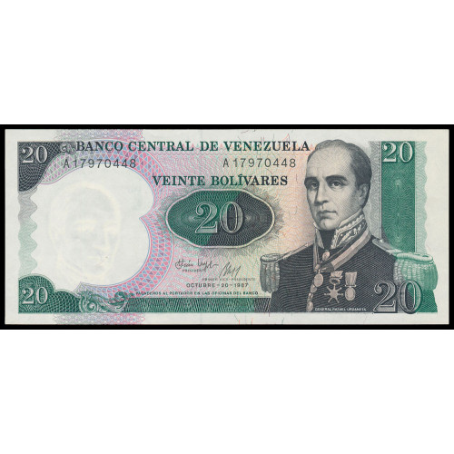 Venezuela, 20 Bolivares 1987, Commemorative