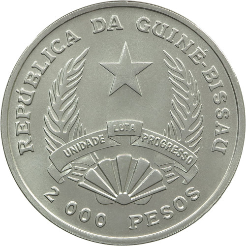 Guinea Bissau, 2000 Pesos 1995, 50th Anniversary - FAO