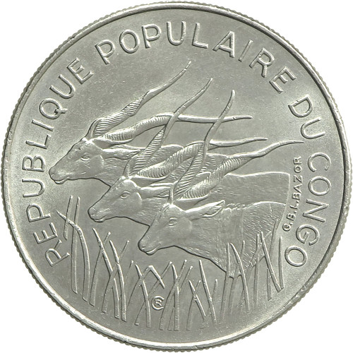 Congo Republic, 100 Francs 1983