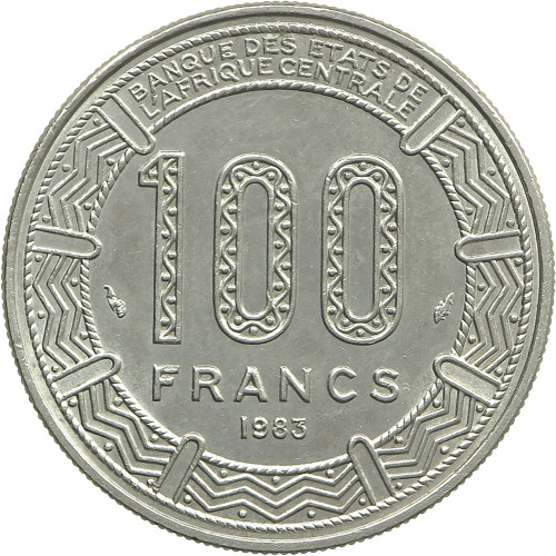 Congo Republic, 100 Francs 1983