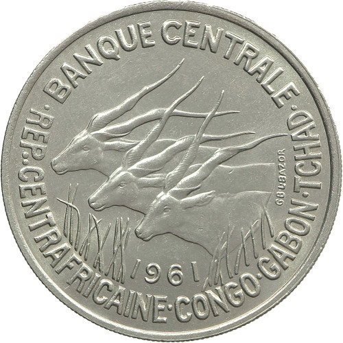 Equatorial African States, 50 Francs 1961