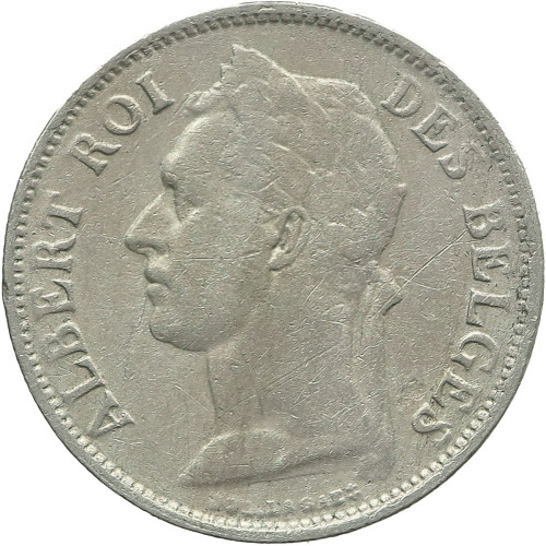 Belgian Congo, 50 Centimes 1924