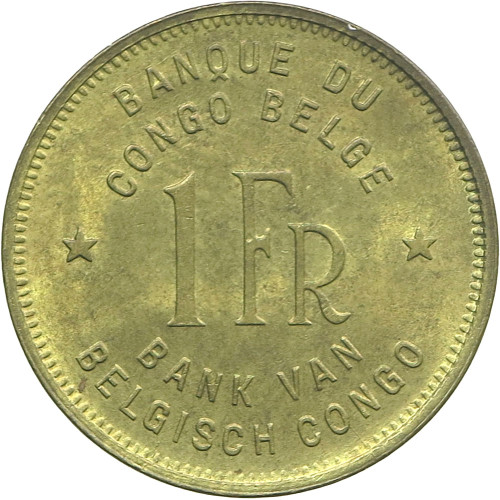 Belgian Congo, 1 Franc 1944