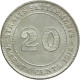 Straits Settlements, 20 Cents 1919