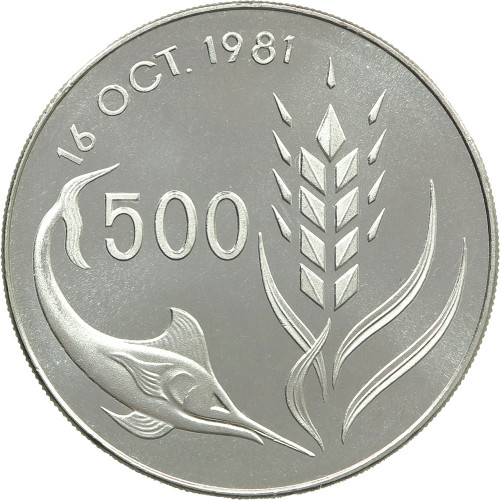 Cyprus, 500 Mils 1981, World Food Day