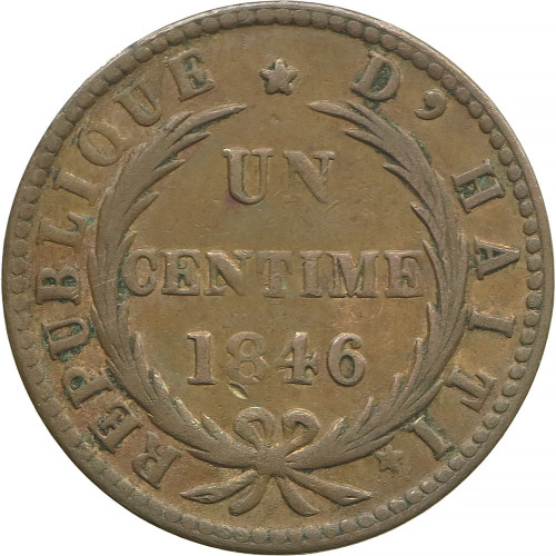 Haiti, 1 Centime 1846