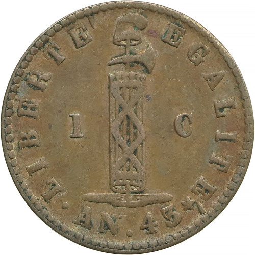 Haiti, 1 Centime 1846