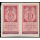 Russia, 10 Rubles 1922 (sheet of 2 notes)